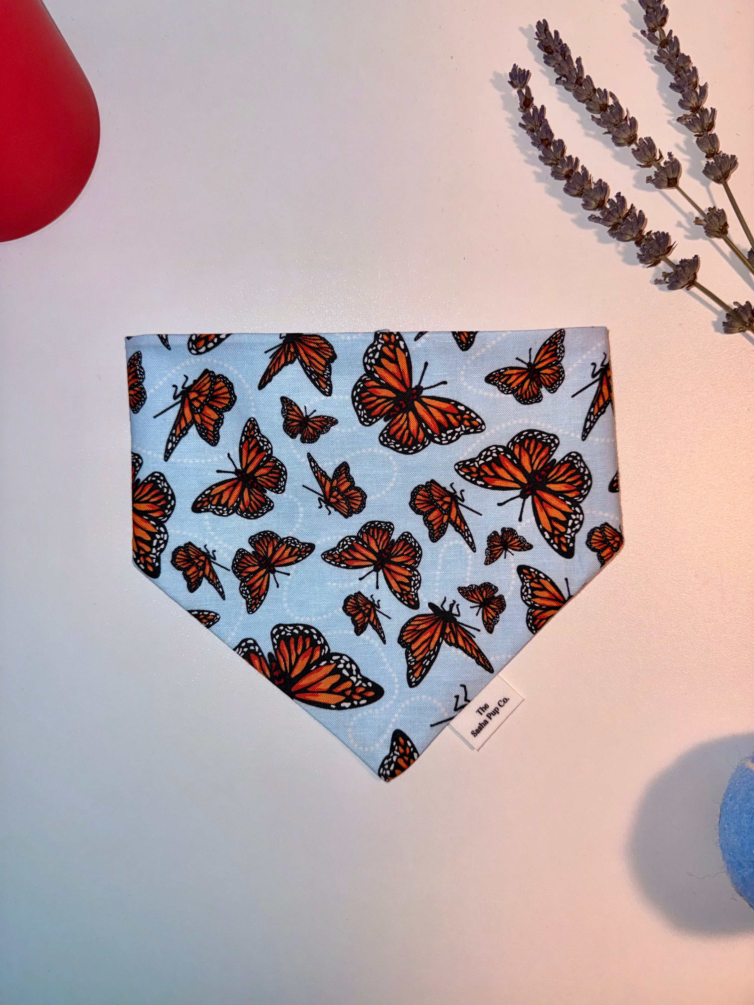 Double Sided Butterfly Bandana