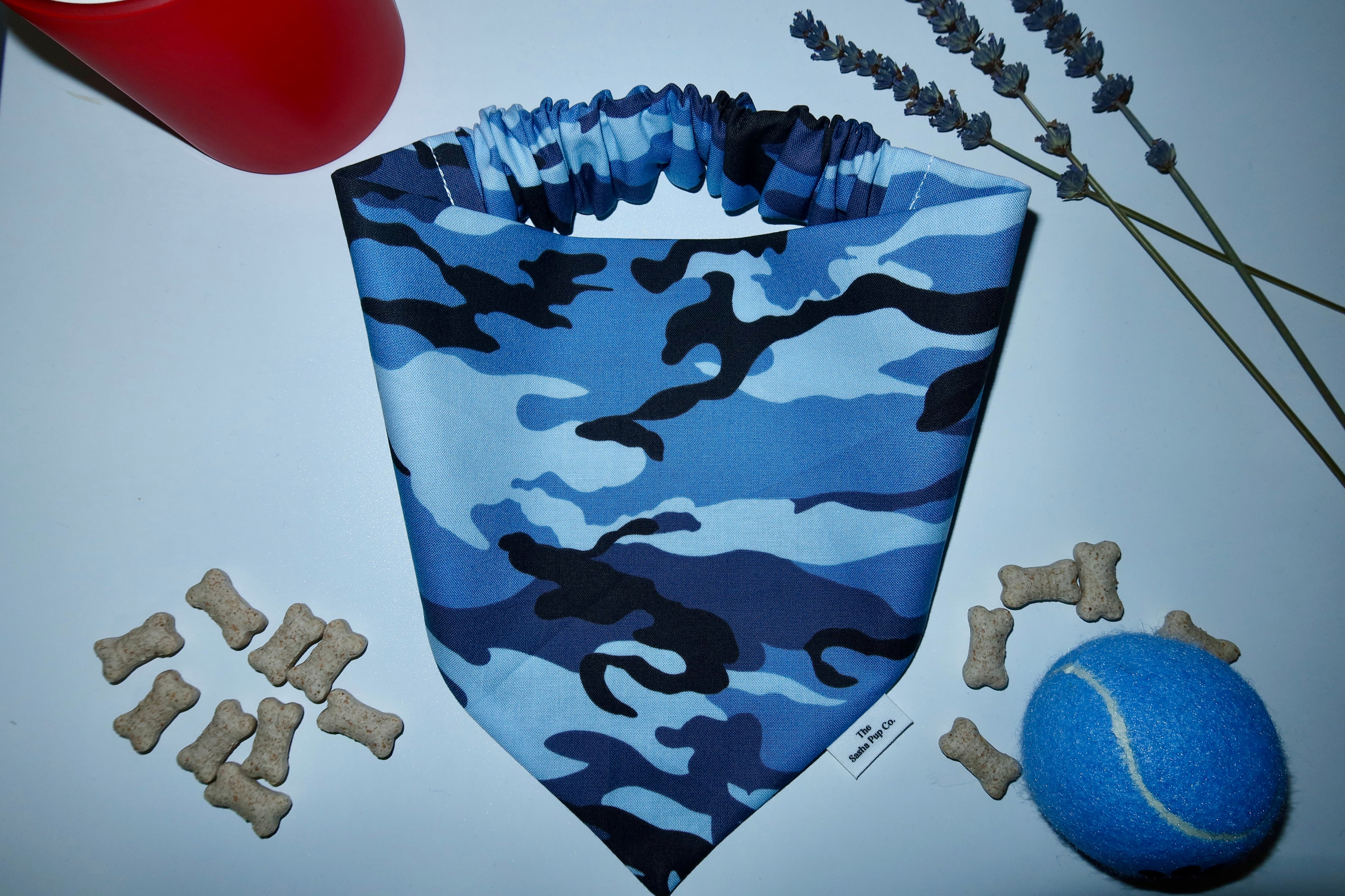 Blue Camo Bandana